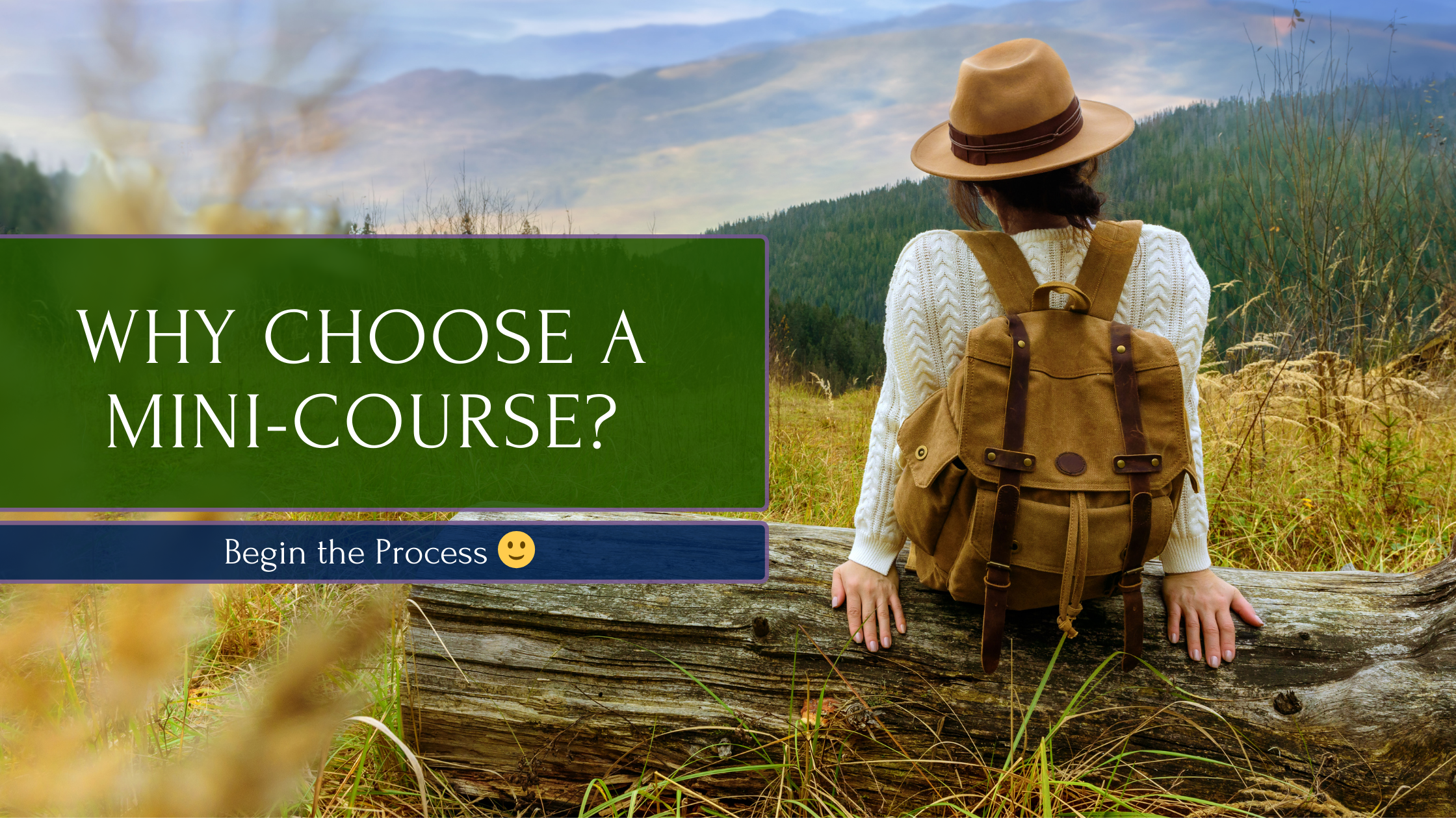 Christian woman considering a 4-week mini-course to ease anxiety and grow in confidence with God.