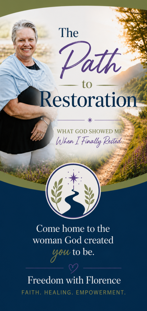 A winding path leading toward the light, representing The Path to Restoration for Christian women seeking freedom from anxiety, self-doubt, and exhaustion.